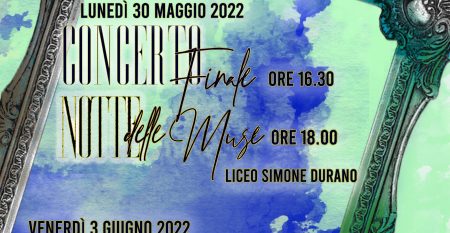 Manifesto – Eventi di fine anno 2022- Liceo Simone Durano