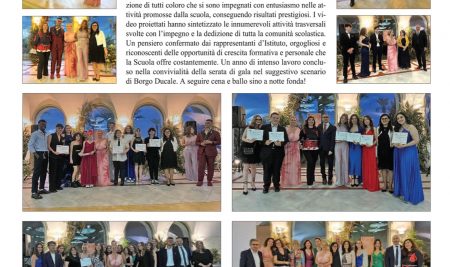 Gala di fine anno-Riconoscimenti agli studenti del Liceo Simone Durano